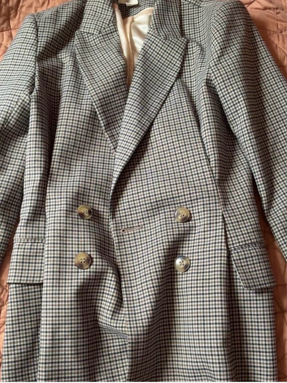 H&M  Blazer in Brown & Black